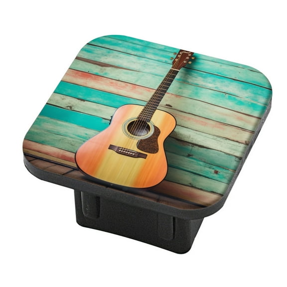 Hitch Cover Fits For 2-Inch Hitch,A Beautiful Display Of A Crafter Guitar On A Colored Wallrubber Trailer Hitch Cover Tube Plug Insert,Car Exterior Accessories, Receiver Tube Hitch Plug