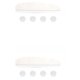 thumbnail image 4 of Matsuzay Splatter Screens Guard Dish Splashing Board Mano de obra multicolor Exquisito Multifuncional Tableros a prueba de aceite Blanco Blanco 2piezas, 4 of 6