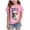 Pink, variant on Kids' 250Th Anniversary Shirts United States 250 Years Short Sleeve T Shirts Patriotic Crew Neck Tee Shirt (Sky Blue, 9-10 Years)