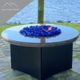 thumbnail image 5 of Blue Ridge Brand 1" Reflective Fire Glass Cubes - Professional Grade Fire Pit Glass Squares - Dark Blue - 20 Pound, 5 of 6