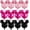 Rose Red Pink Black, variant on 12pcs 24 Inches Foil Balloons, Rose Red Pink Balloon for Birthday Party, Baby Shower,Theme Party Decoration,Graduation Party Supplies