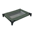 thumbnail image 1 of Cama elevada para perros con patas antideslizantes y transpirable para gatos y mascotas pequeñas y medianas. Verde, 1 of 9