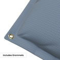 thumbnail image 6 of Covers & all Stylish Flat Bean Bag with Grommets and Belts, Olefin Fabric, UV Resistant for Bean Bag Lounger - Tween Navy (XXL, 79 L × 59 W × 12 H inch)(Beans not included), 6 of 7