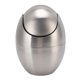 thumbnail image 1 of Egg Shaped Stainless Steel Desktop Trash Can, Mini Countertop Trash Can with Swing Lid for Bathroom Bedroom, 1 of 4