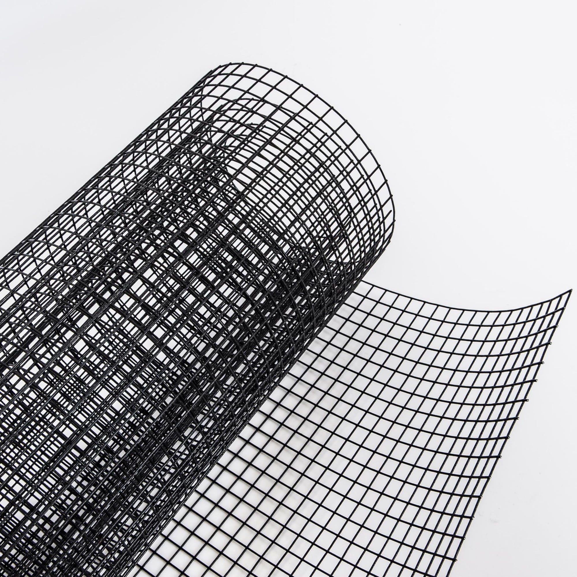 Heavy Duty Black Vinyl Coated Hardware Cloth 1/2" 19 Gauge Welded Wire Fencing,5ft x 100ft
