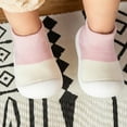 thumbnail image 3 of Luogg Infant Girls Boys Kids Leisure Shoes Mesh Soft Bottom Breathable Slip On Sport Shoes Socks Shoes Size 0-6 Months Pink, 3 of 3