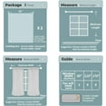 thumbnail image 6 of Kids Blackout Curtains for Bedroom, Rod Pocket Room Darkening Curtains Decoration Thermal Insulation Window Drapes for Nursery, Children Room, 2 Panels, Each 42 x 84 Inch, Baby Blue, 6 of 8