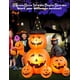 thumbnail image 5 of HOPOCO Decoraciones inflables de Halloween de 6 pies, calabaza fantasma espeluznante iluminada y gato de bruja, decoraciones de Halloween inflables al aire libre combo de calabaza con LED incorporado, 5 of 5
