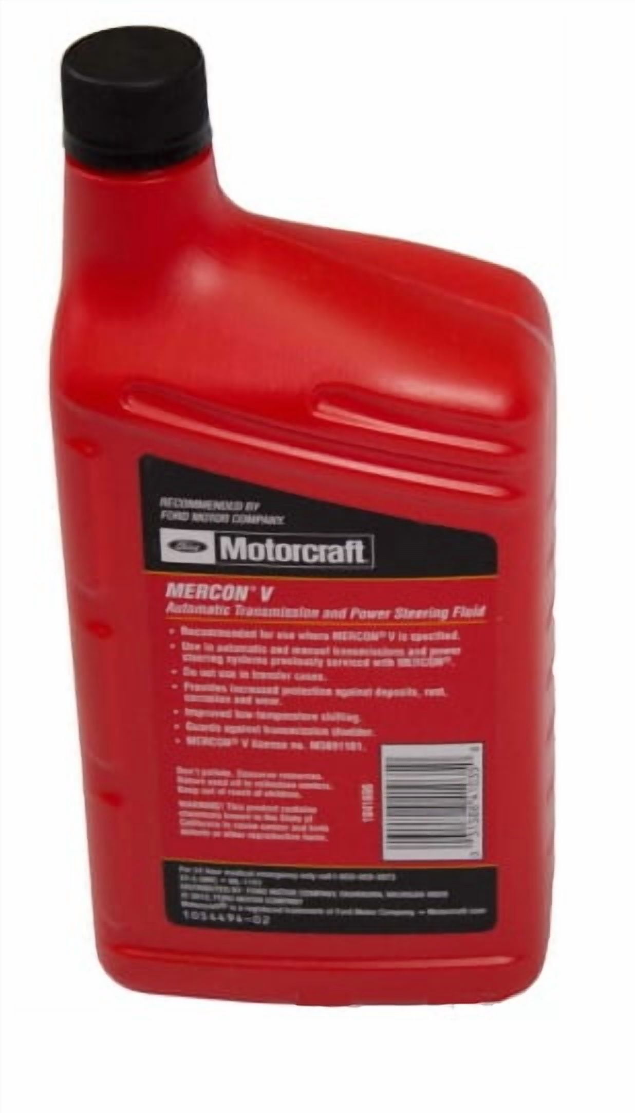 4 Quarts Transmission ATF & Power Steering Fluid MERCONÂ® V Auto. MPN #XT-5-QMC