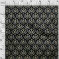 thumbnail image 3 of oneOone Velvet Black Fabric Damask Sewing Craft Projects Fabric Prints By Yard 58 Inch Wide, 3 of 5