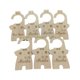 thumbnail image 5 of 7 separadores de madera para armario de bebé, organizadores de tamaño de ropa de bebé de madera, separadores de tamaño de ropa colgantes, regalo de Estilo B Hugo separadores de armario, 5 of 10