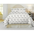 thumbnail image 1 of Pointehaven Heavy Weight Flannel Duvet Set, Full/Queen, Autumn Deer, 1 of 4