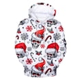 thumbnail image 1 of Sudaderas con capucha navideñas con estampado 3D de calavera para hombre y mujer, ropa de calle, sudaderas de moda, Sudadera con capucha de gran tamaño, jerséis para niños, chándales, 1 of 3