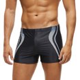 thumbnail image 3 of JoveMarine Plus Size Men's Quick Dry Swim Trunks Breathable Beach Shorts with Elastic Waist Comfortable Swimwear for Swimming and Pool Dark Gray L, 3 of 5