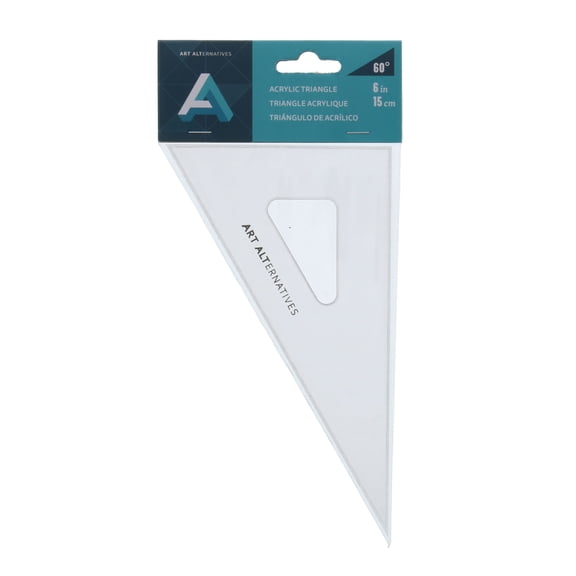 Blick Art Alternatives Plastic Triangle - 6", 30-60 Degree