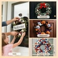 thumbnail image 3 of Wreath Hanger for Front Door, Heavy Duty Suction Cup Reef Hook – No-Drill Suction Cup Hook | Holds 30" Wreaths (10 lbs) for Front Door/Outdoor/Glass （B）, 3 of 7