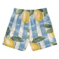 thumbnail image 7 of FORMRS Boys Swim Trunks Quick Dry Mesh Liner Boardshorts Sizes XS-XL, Retro Lemon Leaves, 7 of 7