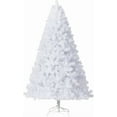 thumbnail image 3 of Rugerasy 9 ft Tinsel Christmas Tree,Christmas Tree with Warm White Led Lights & Sturdy Stand,Sparkle Xmas Decorations for Parties,Green, 3 of 9
