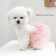 thumbnail image 3 of Vestido para perros ANIAC Butterfly con tutú rosa para perros pequeños, 3 of 6