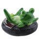 thumbnail image 5 of Ranas artesanales de resina DIY flotando en la decoración d de hojas de loto fuente ornamento jardín mi Sharpla Juguete de rana flotante, 5 of 8