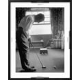 thumbnail image 5 of Art.com Golfer Ben Hogan Practicing Putting in His town house with Wife Valerie Watching from Armchair Premium Photographic Print by Loomis Dean, Black Frame Wall Art, 23" x 29", 5 of 5