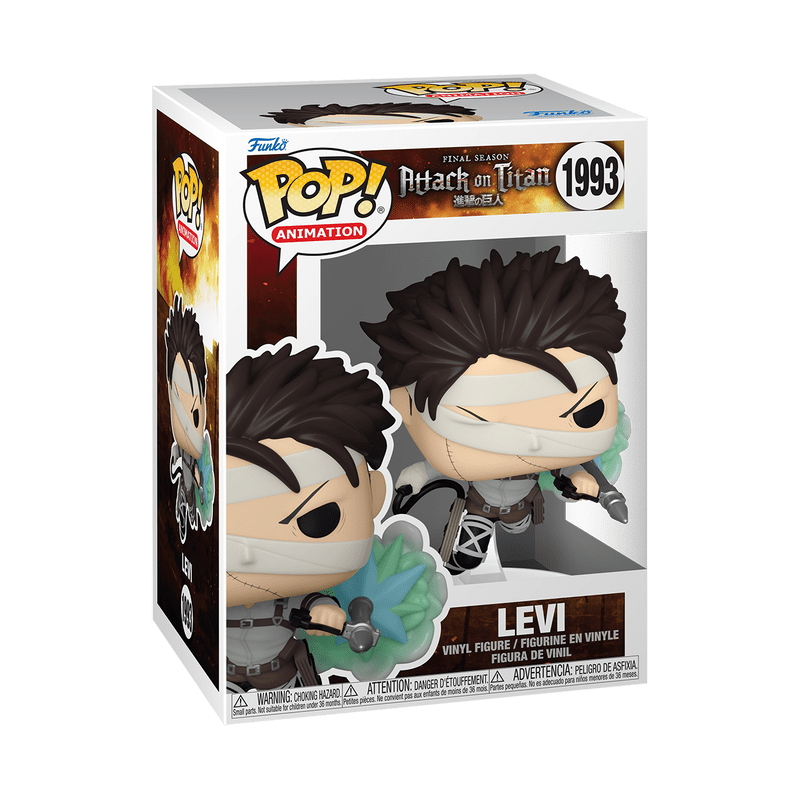 Funko Pop! Animation: Attack on Titan - Levi with Bandages Vinyl Figure