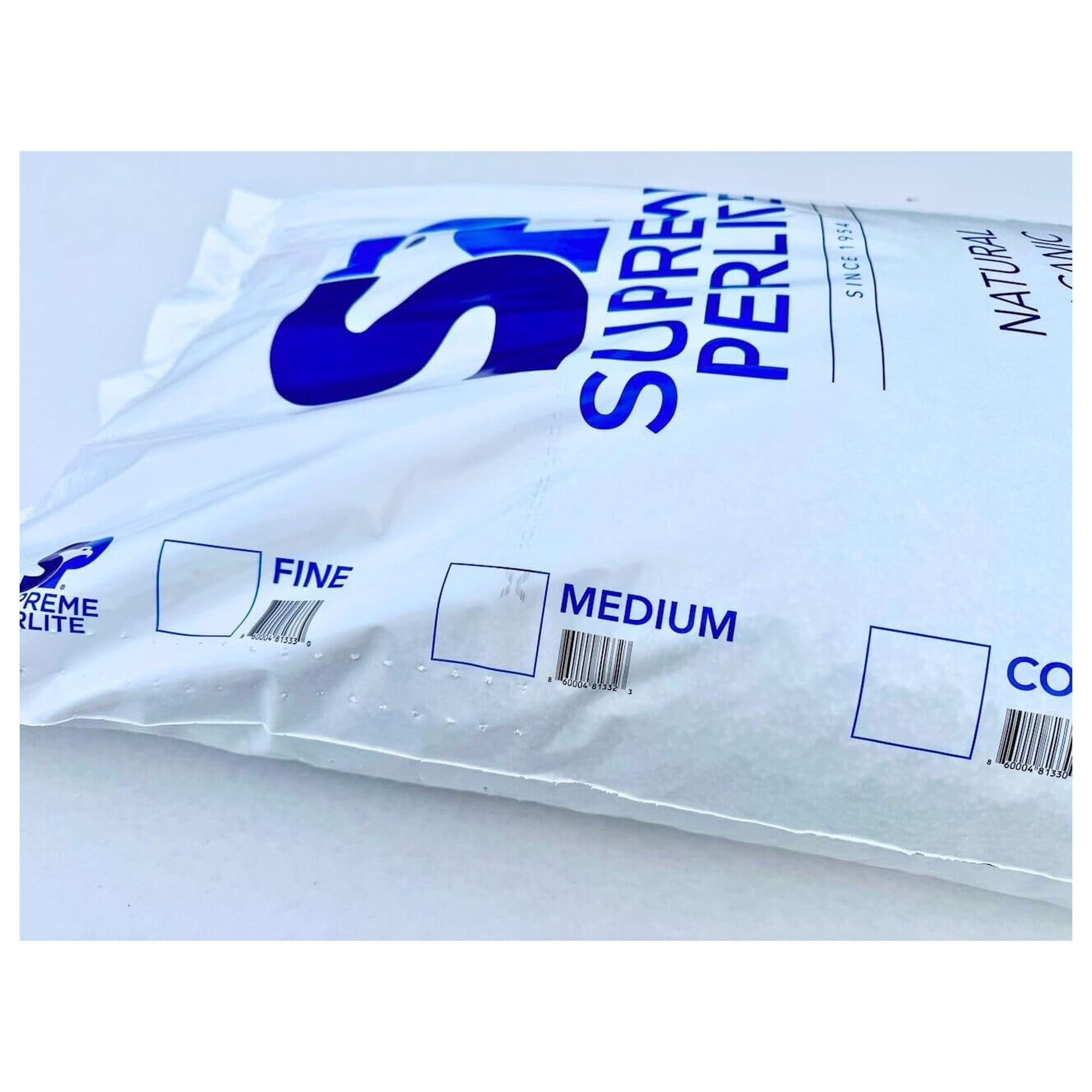 Supreme Perlite Medium Horticultural Perlite, 4 Cubic Feet Bag - Organic Potting Soil Mix Amendment for Seed Starting, Succulent, Cactus, Orchid, Bonsai, and Indoor or Outdoor Gardening
