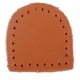 thumbnail image 5 of 4 Piezas de Bricolaje de material cuero Accesorios de Cremallera Tapón de Cremallera Tapones Inferiores marrón, 5 of 7