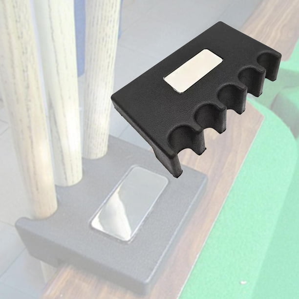 Pool Cue Rack Stick Holder Soportes de montaje en mesa Accesorios de mesa de para 5 tacos de billar Sharpla Soporte para taco de billar