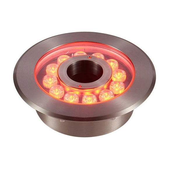 Lumières de Fontaine LED en Acier Inoxydable Lumières de Piscine Lumières de Printemps Colorées Télécommande RGB Lumières de Paysage Carrées Lumières sous-Marines, Longue Durée