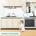 thumbnail image 5 of Child Safety Cabinet Locks, WeGuard Baby Proof Drawer Latches No Drill Child Proof Cabinet Latch Baby Safety Locks for Cabinet Drawer 8 Pack, 5 of 6
