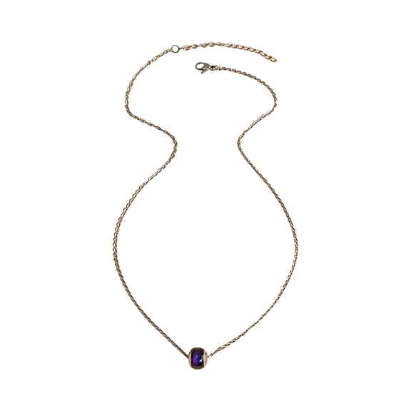 Thermochromic Bead Necklace - Mood Color-Changing Stainless Steel Collarbone Chain