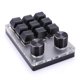 thumbnail image 3 of Teclado macro compatible con Bluetooth Teclado mecánico de 9 teclas y 2 perillas (negro), 3 of 7