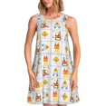 thumbnail image 1 of Disketp Construction Equipments Worker para Vestido sin Mangas para Mujeres, Vestidos de Verano para Mujeres, Casual y Holgado para la Playa, 1 of 7