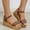 Brown, variant on Floenr Womens Sandals Flip Flops for Women,Summer New Fish Mouth Retro Wedge Heel Platform Sandals Women's Roman Shoes