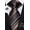 Brown, variant on Hi-Tie Mens Black Tie and Pockets Square Sets Paisley Silk Necktie Cufflinks Sets for Formal Business