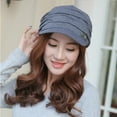 thumbnail image 3 of Yirtree Women Newsboy Cabbie Cap Beret Hats Baseball Cap Painter Visor Hats for Women, 3 of 8
