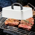 thumbnail image 6 of Griddle Dome Metal Grill Dome Burger Lid with Heat Resistant Handle for Backyard Barbecue and Kitchen Use, 6 of 9