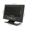 thumbnail image 2 of LED Digital Alarm Clock with Snooze Color Display Calendar Thermometer Sound Control Backlight Weather Forecast for Home Office Teens Student, 2 of 9