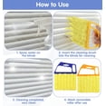 thumbnail image 5 of 2 Pcs Blind Duster for Wood Blinds, 7-Finger Microfiber Washable Cleaner Tool for Window, AC & Reusable Dusting Brush, 5 of 8