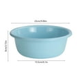 thumbnail image 3 of PEIBang Thickened Round Basin for Washing,9" Portable Vegetable Fruit Dish Tub,Household Wash Basin,Washtub for Face Cleansing, 3 of 6