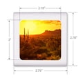 thumbnail image 3 of Plug in Dimmable LED Night Light with Dusk to Dawn Auto Sensor, Adjustable Brightness, Warm Light, Auto On/Off Nightlight for Bathroom, Hallway, Nursery, Bedrooms - Desert at Dawn, 3 of 7