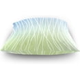 thumbnail image 4 of Light Blue Green Velvet Plush Throw Pillow Cushion Case Cover - 18" x 18" - Invisible Zipper Home Decor Floral for Couch Sofa No Pillow Insert, 4 of 5