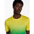 thumbnail image 4 of Athletic Works Men's and Big Men's Ombre Mesh Tee, Sizes XS-4XLT, 4 of 5