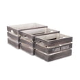 thumbnail image 5 of Home Decorative Set Of 3 Wood Crate - Farm Fresh - Brown, 5 of 6