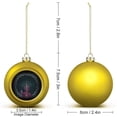 thumbnail image 2 of Tool Band Christmas Balls Sparkling Christmas Tree Hanging Ornaments Party Home Decor Xmas Christmas Gifts, 2 of 7