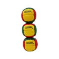 thumbnail image 2 of Zeekio Galaxy Juggling Balls - Premium 12 Panel Genuine Leather Balls - 130g - 67mm - Pack of 3 - Rasta (Red/Yellow/Green), 2 of 4