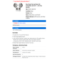 thumbnail image 2 of Rear Brake Pad and Rotor Kit - Compatible with 2011 - 2014 Kia Sorento - HQ Brakes, 2 of 2