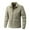 Khaki, variant on Wyobmus Men's Winter Jacket Plain Fleece Lined Thick Work Padded Jacket Warm Cargo Jackets Olive Green