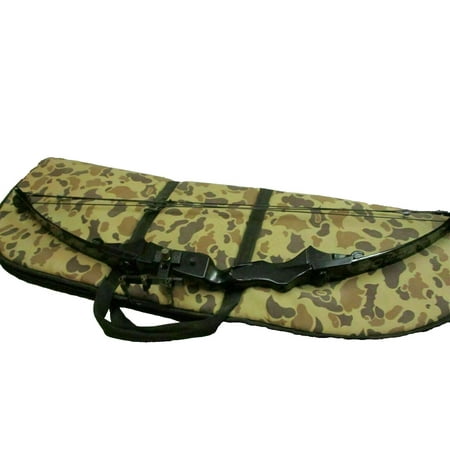 Vintage ben pearson equalizer youth compound bow rh with camo carry case